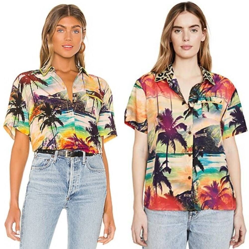 Le Superbe Surf Camp Shirt in Hollywood De Janiero Size 6